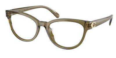 Coach Hc6258u 5072 Occhiali Da Vista Verdi Per Donna (solo Montatura) In Green