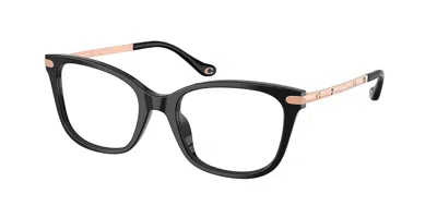 Coach Hc6261bu Women's Glasses, Black, Size 50