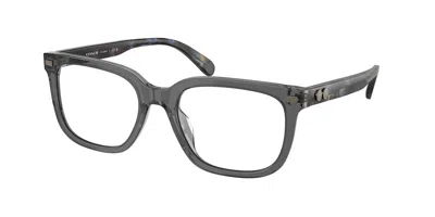 Coach Hc6266u Men's Glasses, Clear, Size 53 In Gray