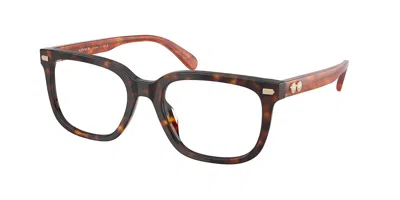 Coach Hc6266u Men's Glasses, Tortoiseshell, Size 53 In Brown