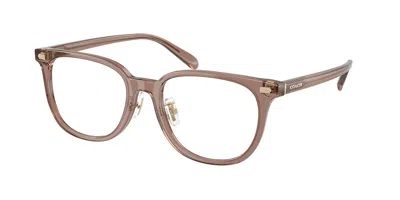 Coach Hc6269d Asian Fit Men's Glasses, Brown, Size 53