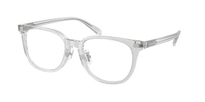 Coach Hc6269d Asian Fit Men's Glasses, Clear, Size 53