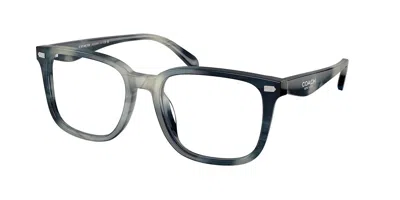Coach Hc6276u 5909 Men's Glasses Blue Size 54 - Free Lenses - Blue Light Block Available