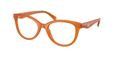 Coach Hc6284f Asian Fit 5930 Women's Glasses Orange Size 53 - Free Lenses - Blue Light Block Available