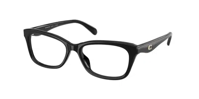 Coach Hc6285f Asian Fit 5002 Women's Glasses Black Size 54 - Free Lenses - Blue Light Block Available