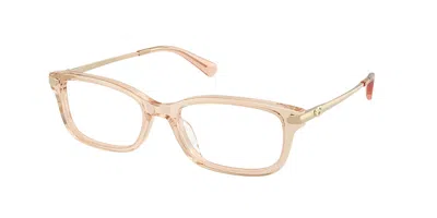 Coach Hc6287u 5946 Occhiali Da Vista Gialli Per Donna (solo Montatura) In Pattern