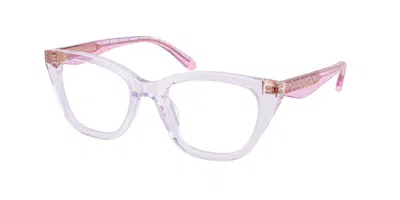 Coach Hc6289u 5936 Women's Glasses Purple Size 50 - Free Lenses - Blue Light Block Available In Pink
