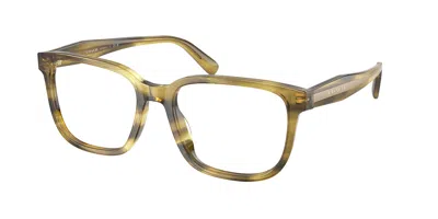 Coach Hc6291u 5945 Men's Glasses Green Size 55 - Free Lenses - Blue Light Block Available In Brown