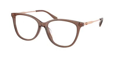 Coach Hc6297d Asian Fit 5947 Women's Glasses Brown Size 55 - Free Lenses - Blue Light Block Available