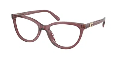 Coach Hc6304u 5969 Women's Glasses Purple Size 53 - Free Lenses - Blue Light Block Available In Transparent Purple