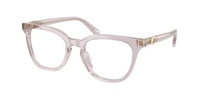 Coach Hc6305u 5962 Women's Glasses Purple Size 51 - Free Lenses - Blue Light Block Available In Transparent Mauve