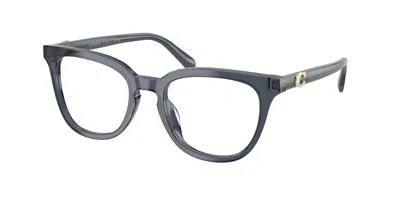 Coach Hc6305u 5971 Women's Glasses Blue Size 51 - Free Lenses - Blue Light Block Available In Transparent Denim Blue