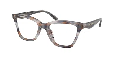 Coach Hc6306u 5966 Women's Glasses Purple Size 52 - Free Lenses - Blue Light Block Available In Gray