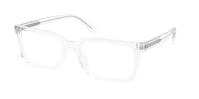 Coach Hc6310u 5111 Men's Glasses Clear Size 55 - Free Lenses - Blue Light Block Available In White