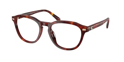 Coach Hc6311u 5938 Men's Glasses Tortoiseshell Size 51 - Free Lenses - Blue Light Block Available In Walnut Tortoise