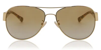 Coach Hc7059 L138 92496e Women's Sunglasses Gold Size 58