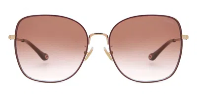 Coach Hc7133 C7997 94038d Women's Sunglasses Burgundy Size 57 In Multi