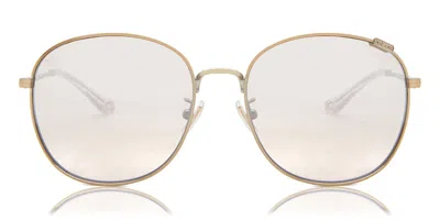 Coach Hc7134 C7996 93318z Women's Sunglasses Rose-gold Size 57 In Multi