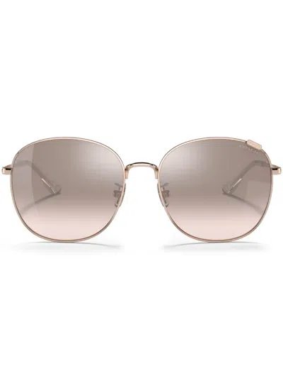 COACH HC7134 C7996 ROUND-FRAME SUNGLASSES