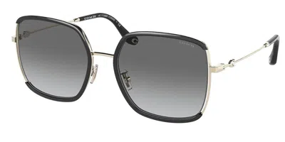 Coach Hc7139bd C8000 Asian Fit 934611 Women's Sunglasses Gold Size 58