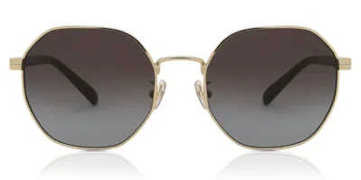 Coach Hc7147 Ch556 Asian Fit 90058g Women's Sunglasses Gold Size 56