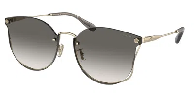 Coach Hc7151d Ch573 Asian Fit 900511 Women's Sunglasses Gold Size 63