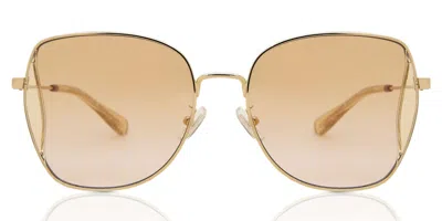 Coach Hc7158d Cl906 94412d Women's Sunglasses Gold Size 58