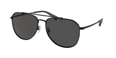 Coach Hc7164 Cr626 934487 Men's Sunglasses Black Size 59