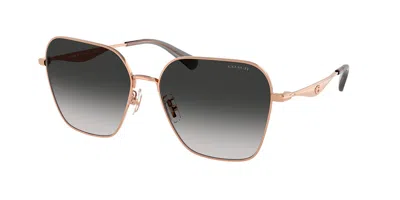 Coach Hc7168 Cw189 93313c Women's Sunglasses Gold Size 58