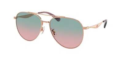 Coach Hc7169 Cw193 93310q Women's Sunglasses Gold Size 57 In Metallic