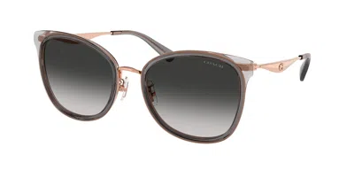 Coach Hc7170 Cw185 94543c Women's Sunglasses Gold Size 56
