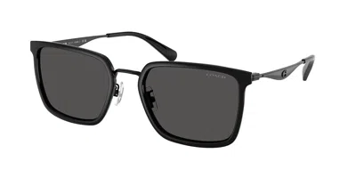 COACH HC7171 CW226 934487 MEN'S SUNGLASSES BLACK SIZE 56