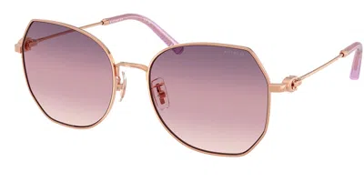 Coach Hc7175 Cad79 9331u6 Occhiali Da Sole Oro Per Donna
