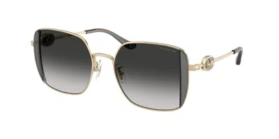 Coach Hc7177b Cad72 90053c Women's Sunglasses Gold Size 51