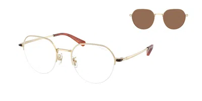 Coach Hc7179 Cae81 With Clip-on Men's Glasses, Gold, Size 52