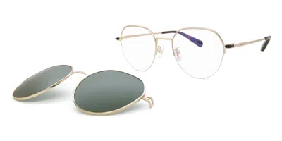 Coach Hc7179 Cae81 With Clip-on Men's Glasses, Gold, Size 52