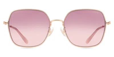Coach Hc7180d Cae93 Asian Fit 94657w Women's Sunglasses Gold Size 57