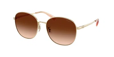 Coach Hc7189 Cdp39 900574 Women's Sunglasses Green Size 55 In Brown
