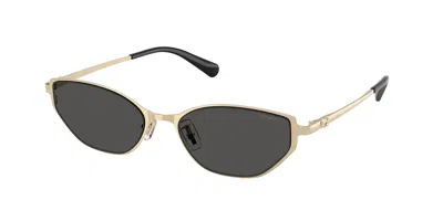 Coach Hc7196d Cfu22 Asian Fit 900130 Women's Sunglasses Gold Size 54 In Shiny Light Gold