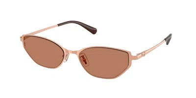 Coach Hc7196d Cfu22 Asian Fit 9407/3 Women's Sunglasses Gold Size 54 In Brown