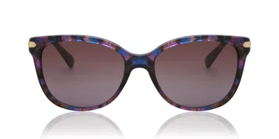 Coach Hc8132 L109 52888h Occhiali Da Sole Blu Per Donna In Blue