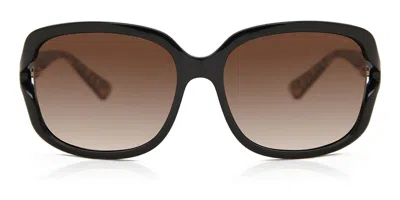 Coach Hc8169 L149 535313 Women's Sunglasses Black Size 57 In Brown