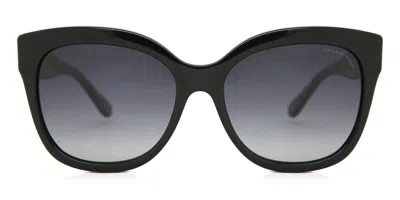 Coach Hc8264 L1083 Polarized 5002t3 Women's Sunglasses Black Size 56
