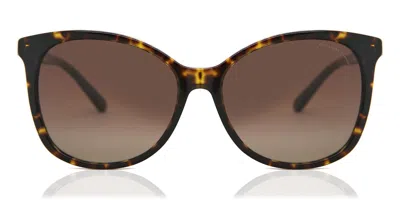 Coach Hc8271u L1101 Polarized 5120t5 Women's Sunglasses Tortoiseshell Size 57 In Brown