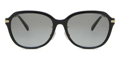 Coach Hc8332d C6199 Asian Fit 500211 Women's Sunglasses Black Size 56