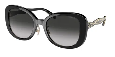 Coach Hc8333 C7995 50023c Women's Sunglasses Black Size 53