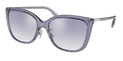 Coach Hc8345 C9206 56657b Women's Sunglasses Purple Size 57