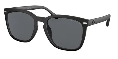 Coach Hc8354u Cd458 Polarized 572081 Men's Sunglasses Black Size 56