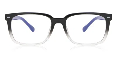 Coach Hc8357u Ck470 With Clip-on Asian Fit Men's Glasses, Black, Size 57