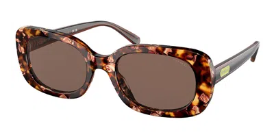 Coach Hc8358u Cd471 571173 Women's Sunglasses Tortoiseshell Size 54 In Brown